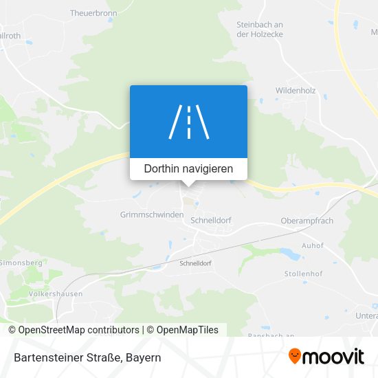 Bartensteiner Straße Karte
