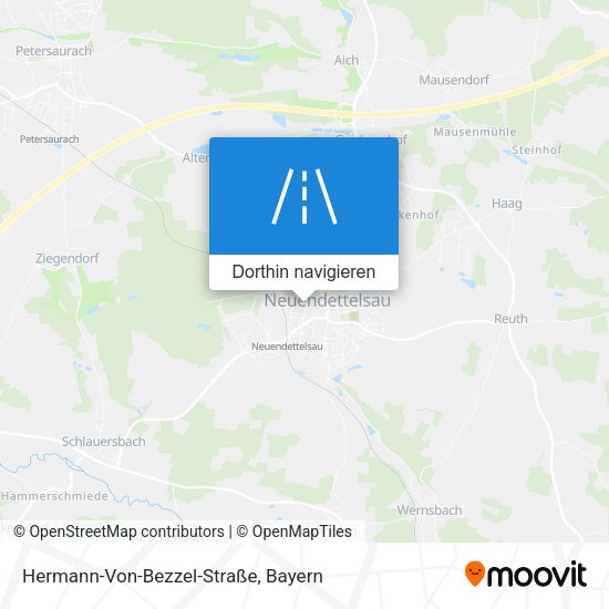 Hermann-Von-Bezzel-Straße Karte