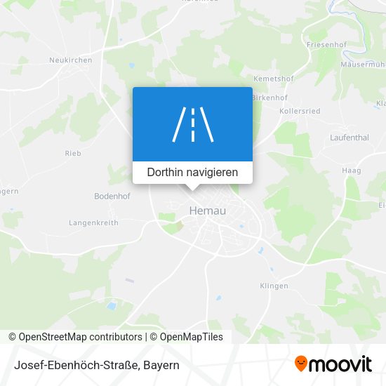 Josef-Ebenhöch-Straße Karte