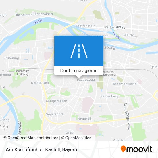 Am Kumpfmühler Kastell Karte