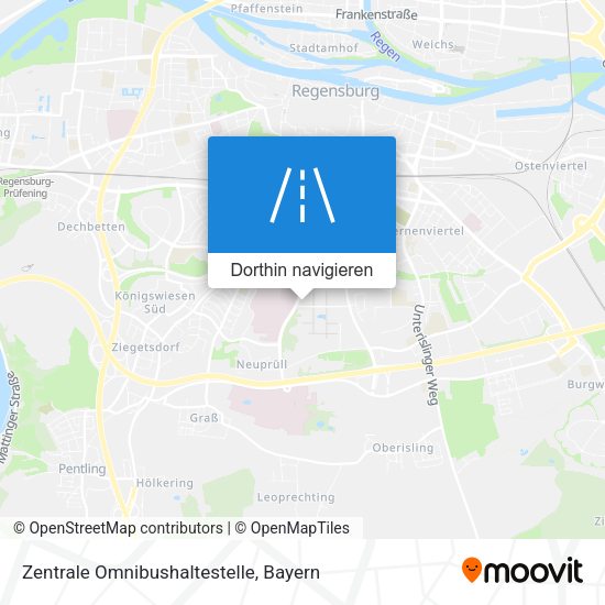 Zentrale Omnibushaltestelle Karte