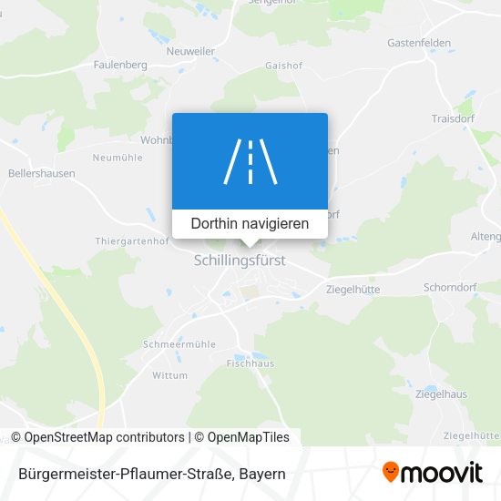 Bürgermeister-Pflaumer-Straße Karte