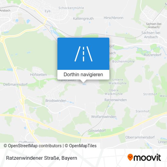 Ratzenwindener Straße Karte