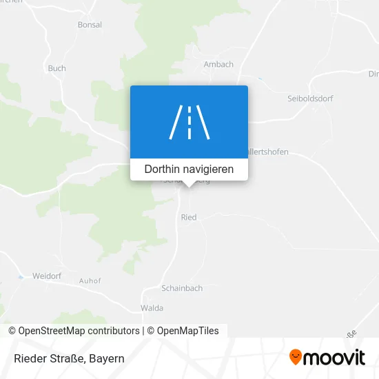 Rieder Straße Karte