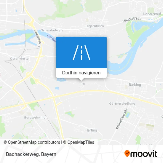 Bachackerweg Karte