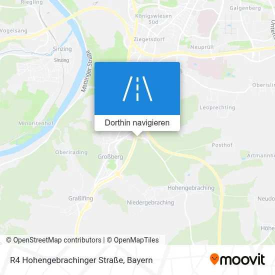 R4 Hohengebrachinger Straße Karte