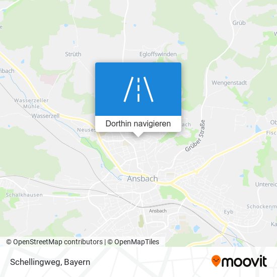 Schellingweg Karte