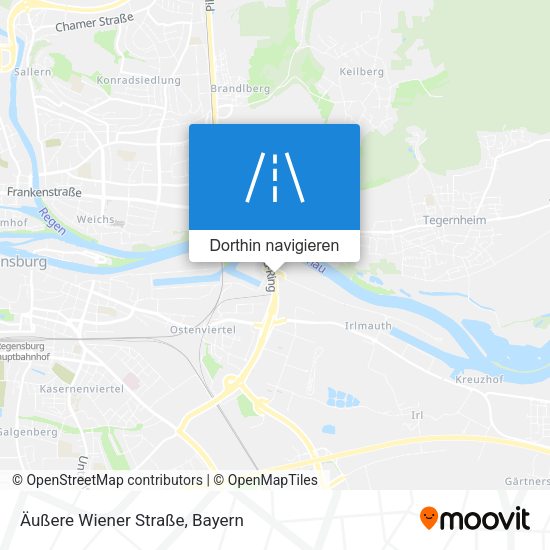 Äußere Wiener Straße Karte