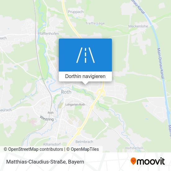 Matthias-Claudius-Straße Karte
