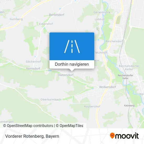 Vorderer Rotenberg Karte