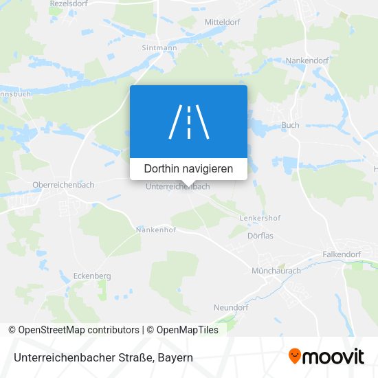 Unterreichenbacher Straße Karte