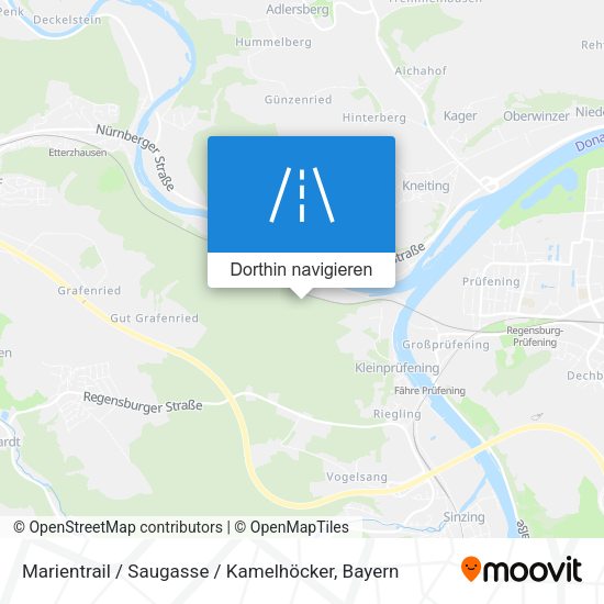 Marientrail / Saugasse / Kamelhöcker Karte