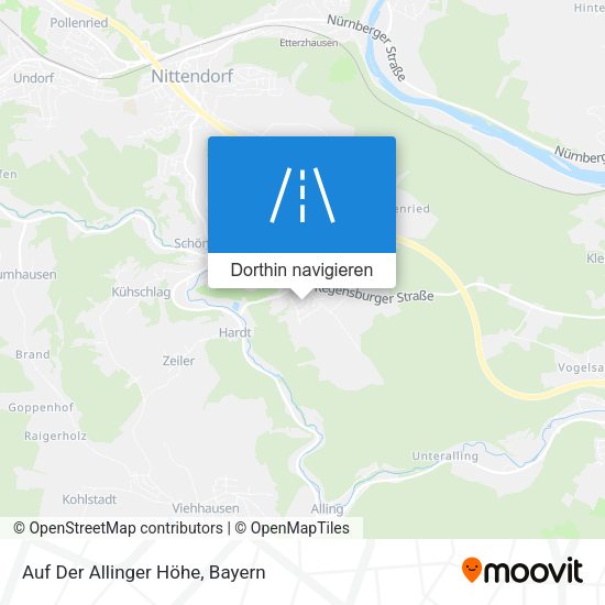 Auf Der Allinger Höhe Karte