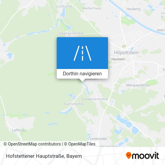 Hofstettener Hauptstraße Karte