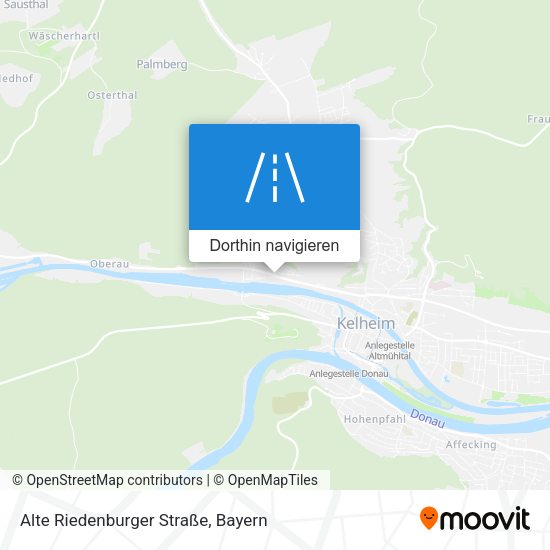 Alte Riedenburger Straße Karte