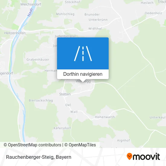 Rauchenberger-Steig Karte