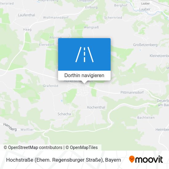 Hochstraße (Ehem. Regensburger Straße) Karte