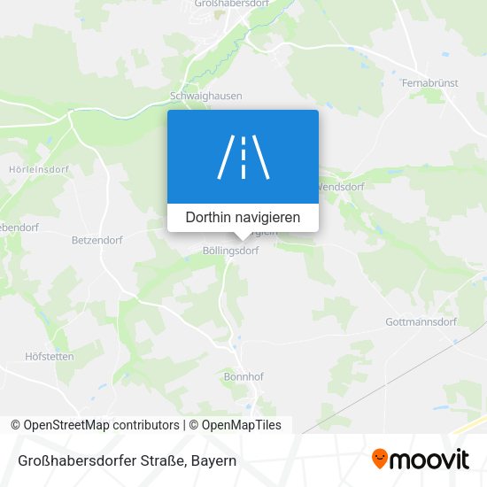 Großhabersdorfer Straße Karte