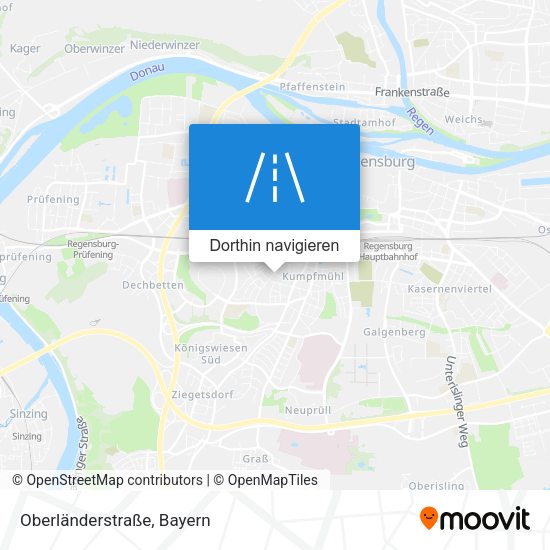 Oberländerstraße Karte