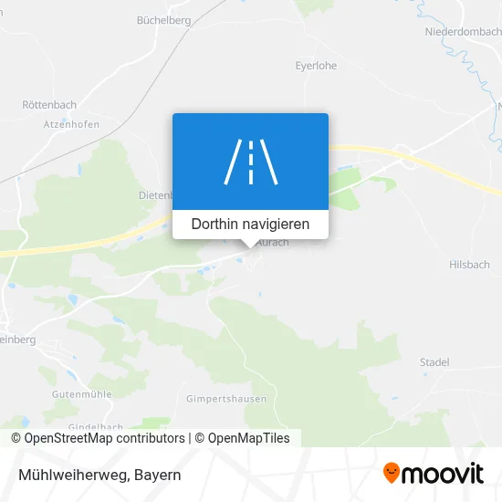 Mühlweiherweg Karte