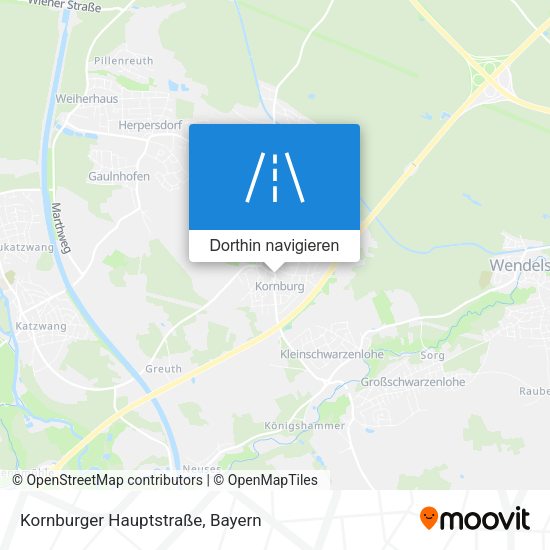 Kornburger Hauptstraße Karte