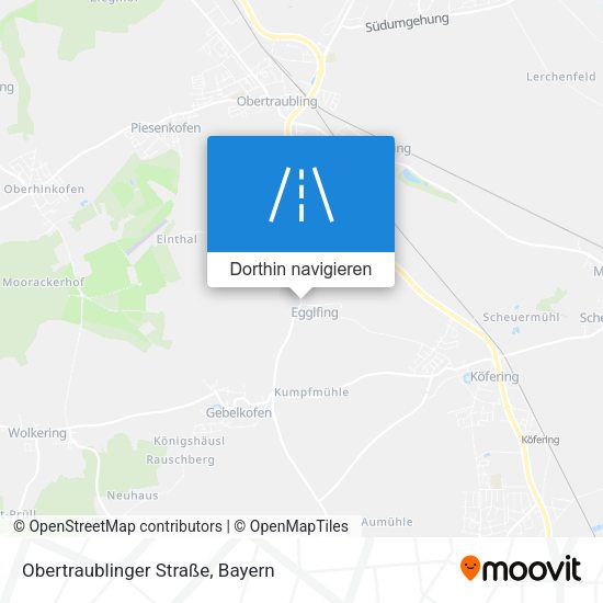 Obertraublinger Straße Karte