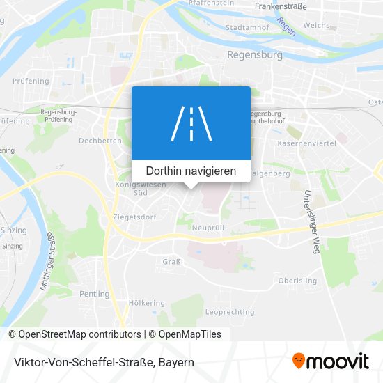 Viktor-Von-Scheffel-Straße Karte