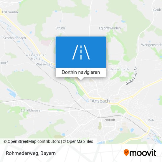 Rohmederweg Karte