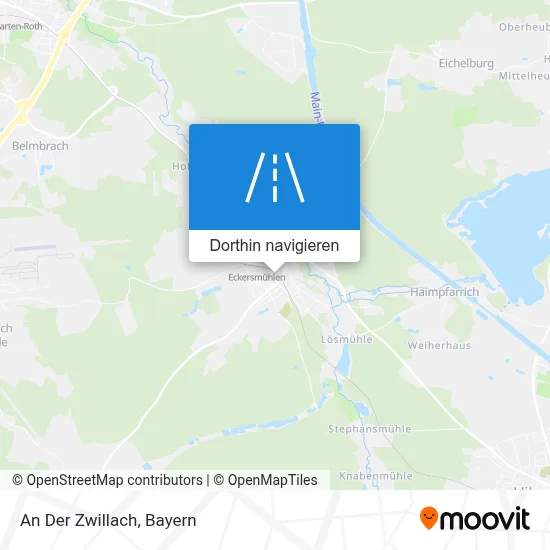 An Der Zwillach Karte