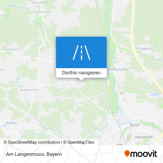 Am Langenmoos Karte