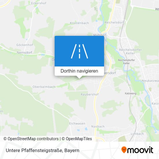 Untere Pfaffensteigstraße Karte