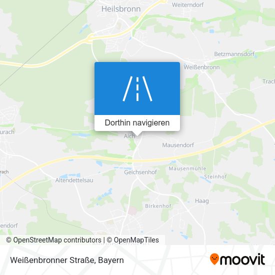 Weißenbronner Straße Karte