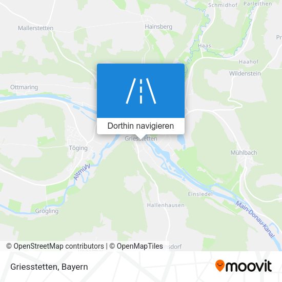 Griesstetten Karte