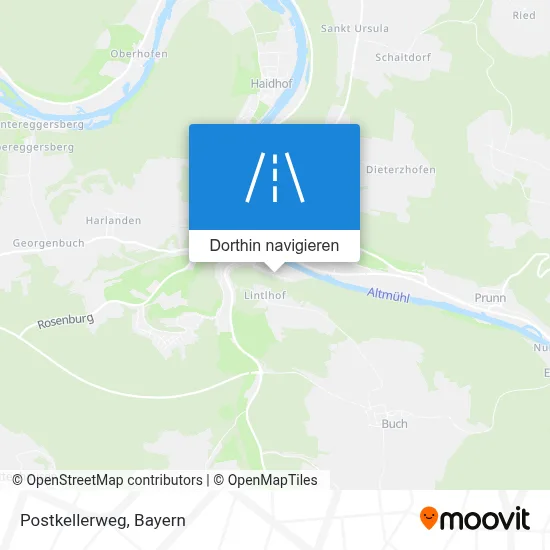 Postkellerweg Karte