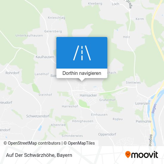 Auf Der Schwärzhöhe Karte