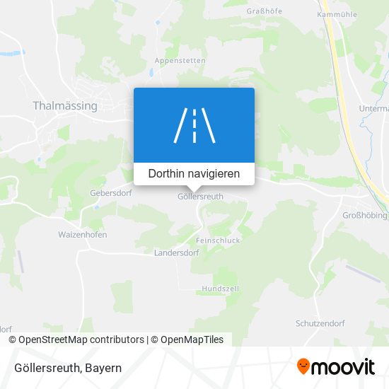 Göllersreuth Karte