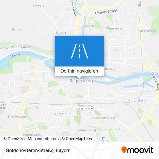 Goldene-Bären-Straße Karte