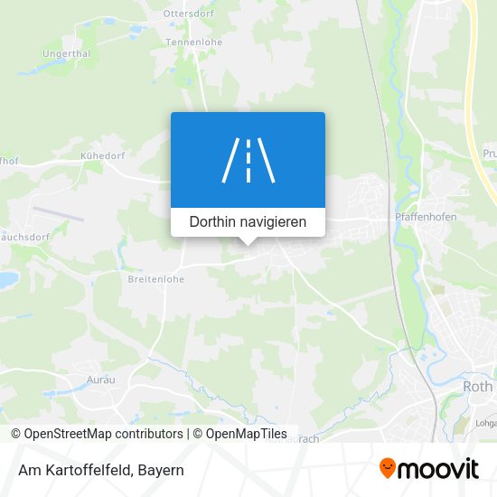 Am Kartoffelfeld Karte