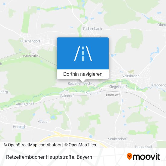 Retzelfembacher Hauptstraße Karte