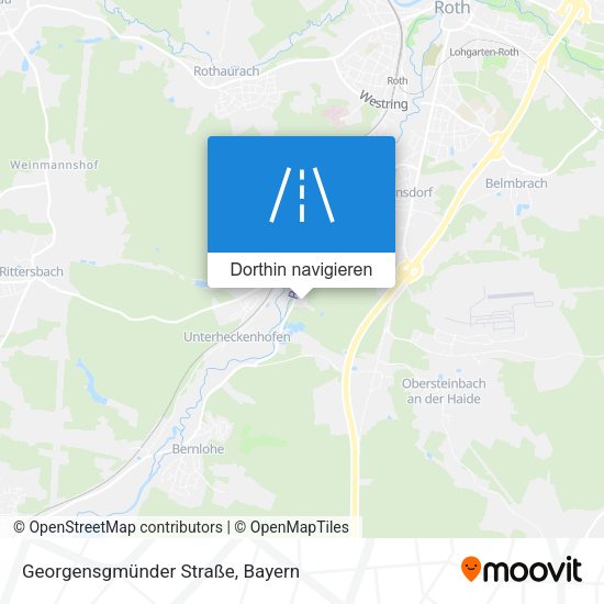 Georgensgmünder Straße Karte