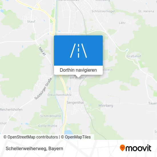 Schellerweiherweg Karte