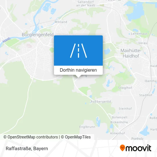 Raffastraße Karte