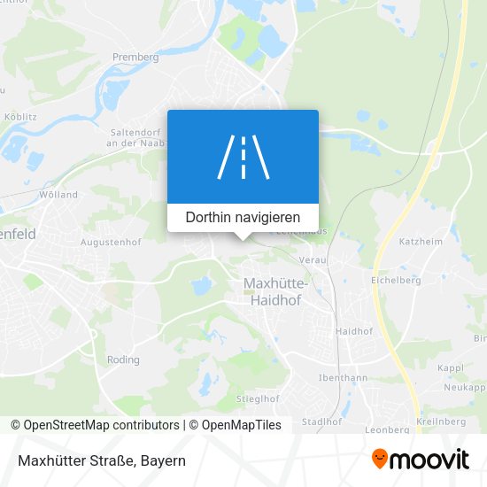 Maxhütter Straße Karte
