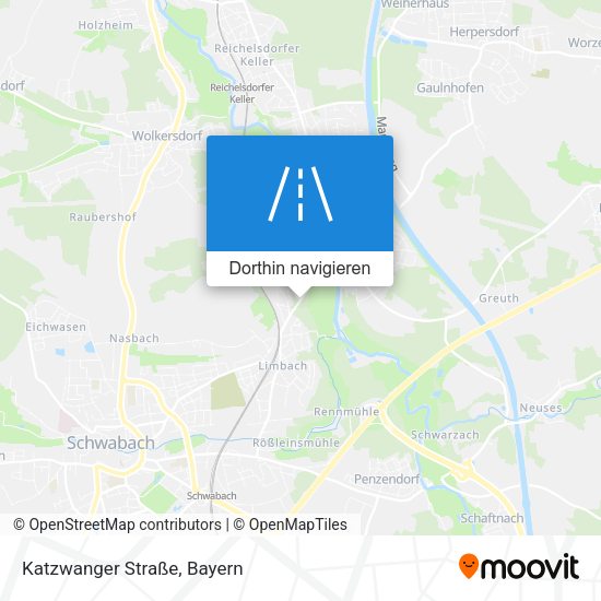 Katzwanger Straße Karte