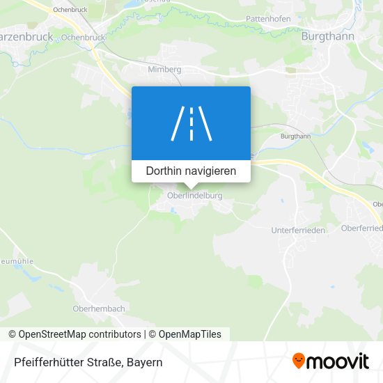 Pfeifferhütter Straße Karte