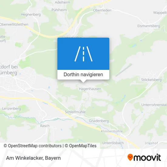 Am Winkelacker Karte