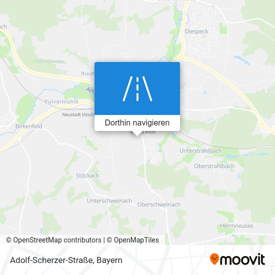 Adolf-Scherzer-Straße Karte
