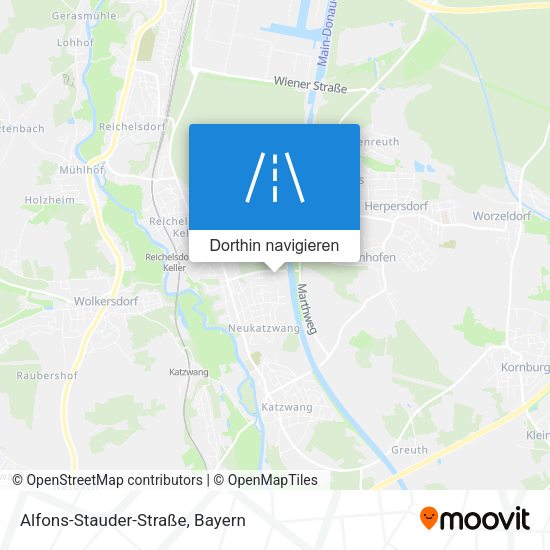 Alfons-Stauder-Straße Karte