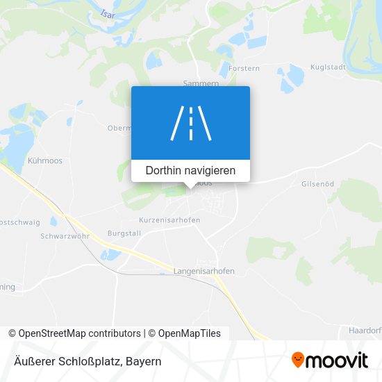 Äußerer Schloßplatz Karte