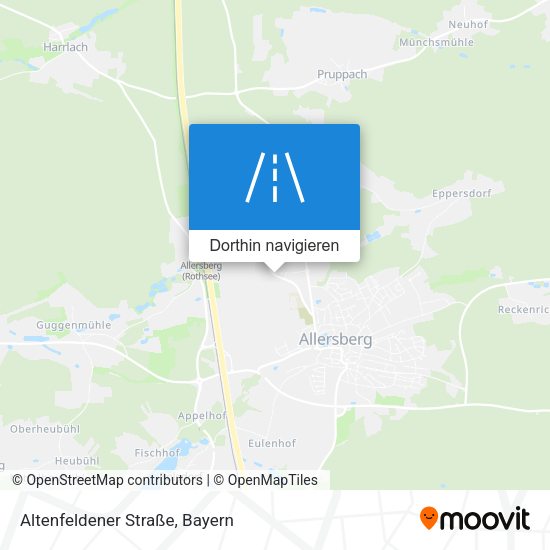 Altenfeldener Straße Karte